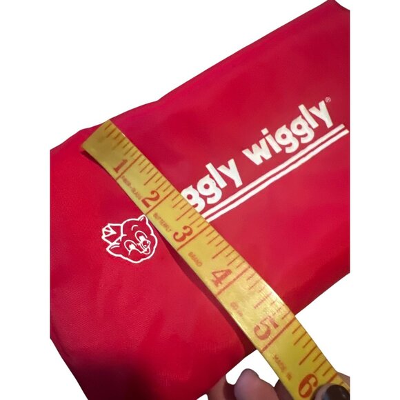 Vintage 90s Piggly Wiggly Red Insulated Lunch Bag With Handle - 9x6 Inches - Picture 6 of 6